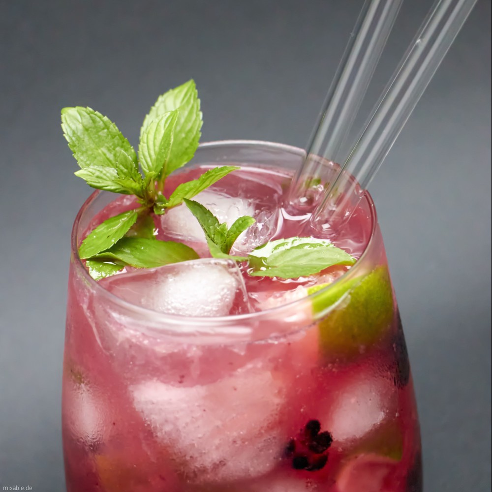 Rezept: Brombeer Mojito, Cocktails &amp; Drinks | mixable.de