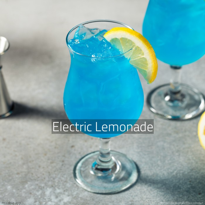 Rezept Electric Lemonade, Cocktails & Drinks mixable.de