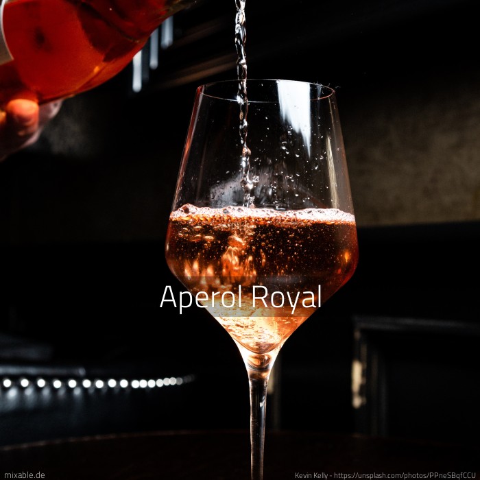 Rezept Aperol Royal, Cocktails & Drinks mixable.de