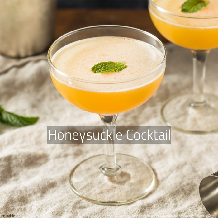Rezept Honeysuckle Cocktail, Cocktails & Drinks mixable.de