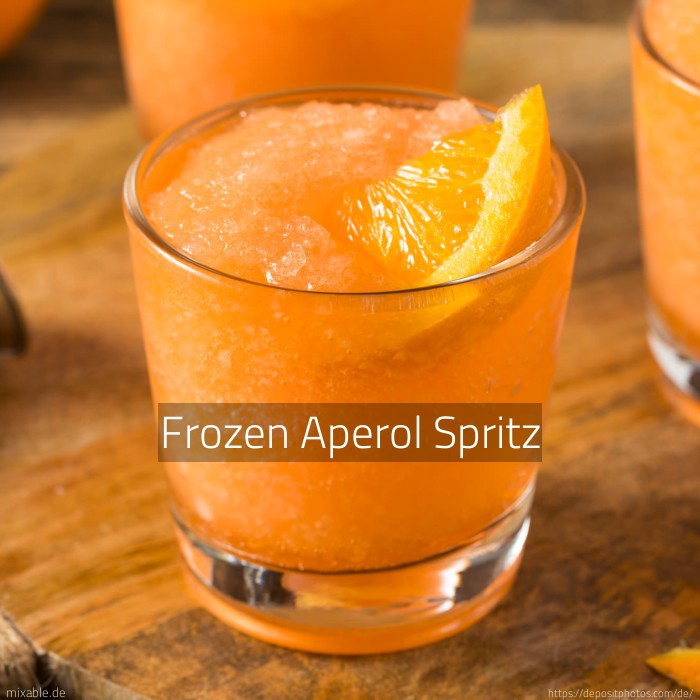 Rezept Frozen Aperol Spritz, Cocktails & Drinks mixable.de