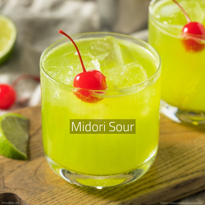 Rezept Midori Sour, Cocktails & Drinks mixable.de