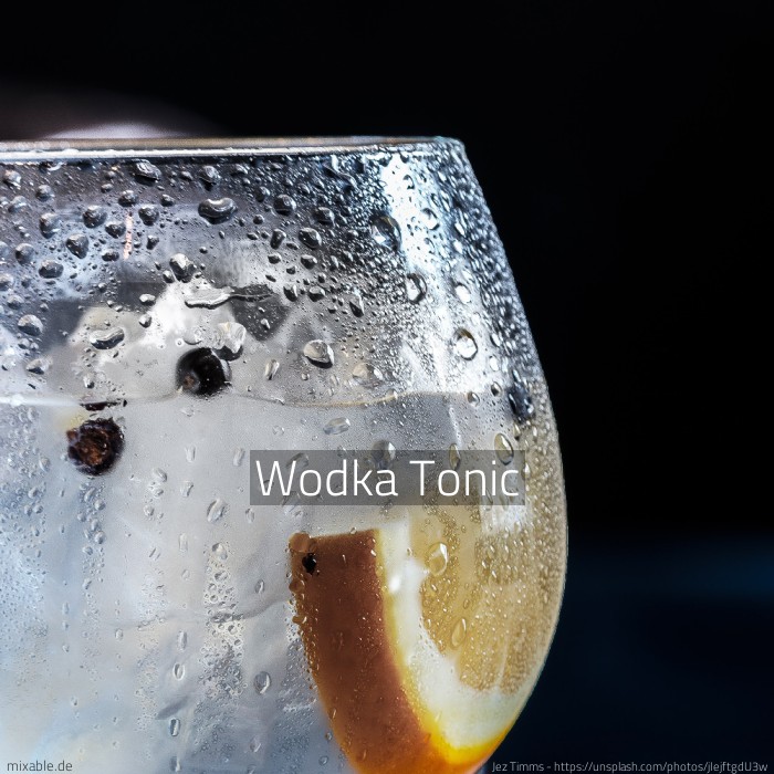 Rezept Wodka Tonic, Cocktails & Drinks mixable.de