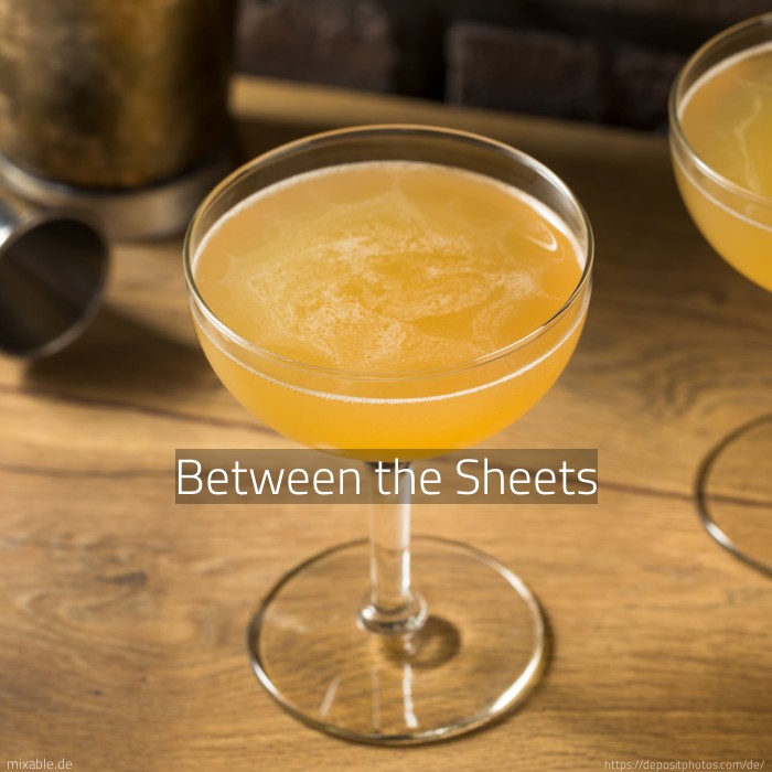 Rezept Between the Sheets, Cocktails & Drinks mixable.de